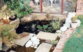 Hard Landscaping - Water Features & Planting