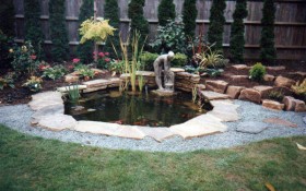 Hard Landscaping - Water Features & Planting